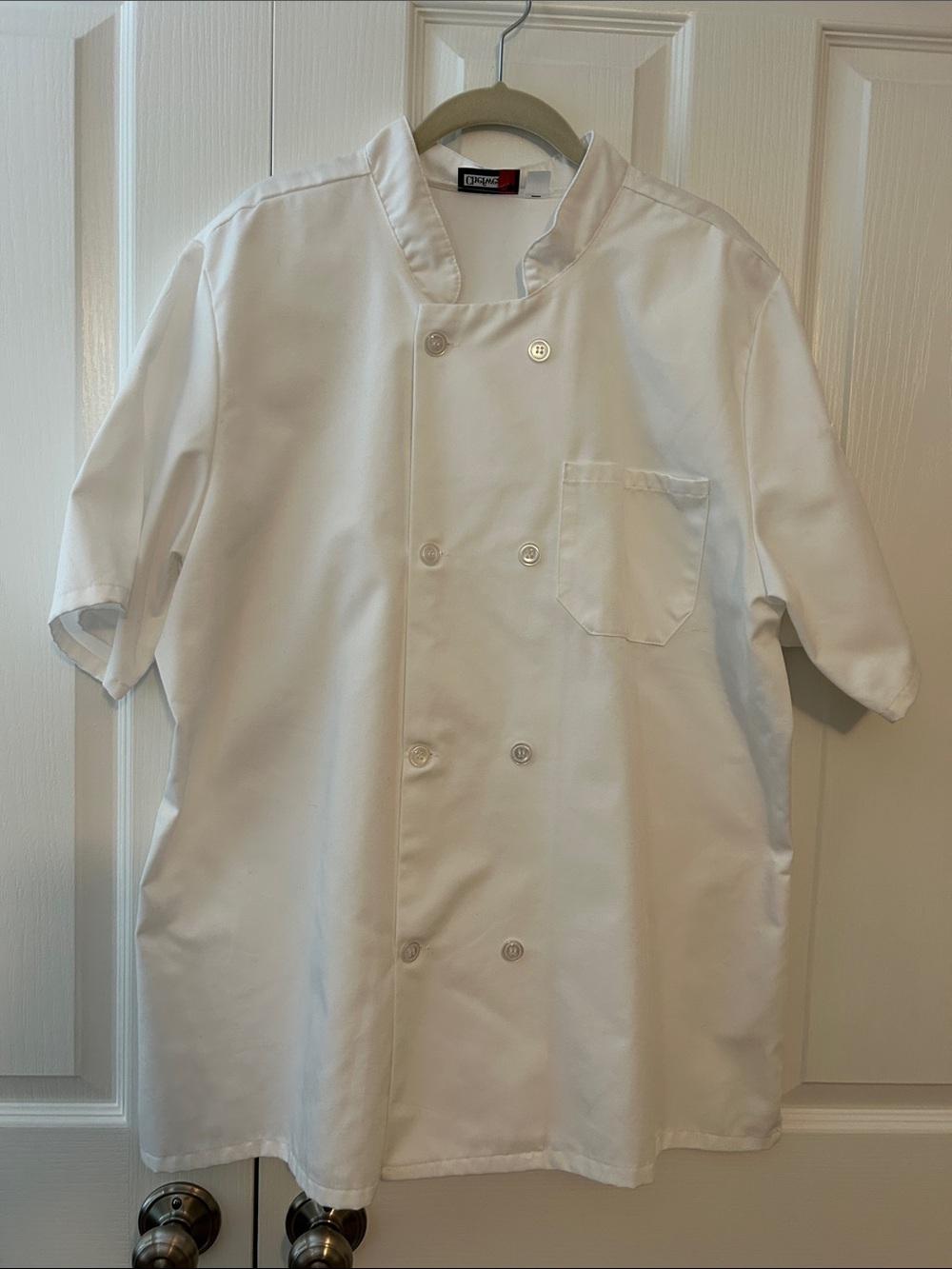 Women’s Relaxed Fit White Bistro Jacket Size 2X
